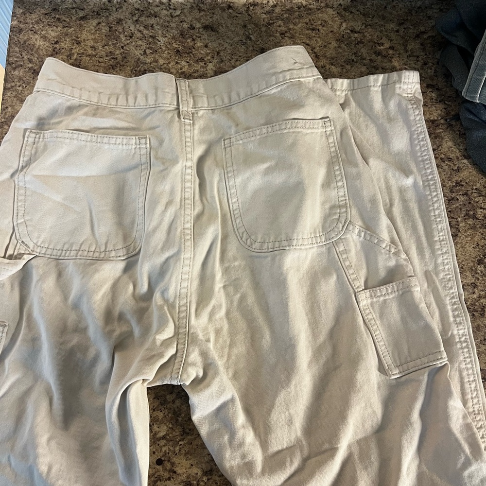 J. Galt Beige Cotton Pants - Picture 2 of 3